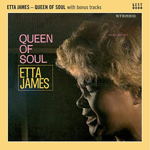 Etta James “Queen of Soul” CD cover with her portrait.