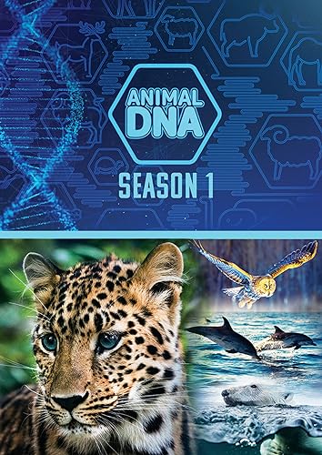 Animal DNA: Season One" DVD cover featuring animal silhouettes and wildlife imagery.