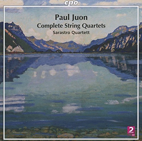 CD cover: lake and mountains reflected in water, text “Paul Juon”.