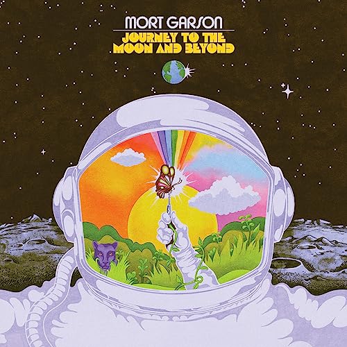 AlbumSymmetric albumLLCS album cover featuring an astronaut helmet reflecting a colorful psychedelic landscape.