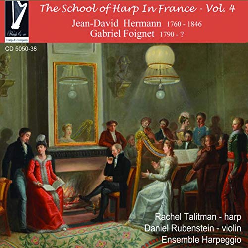 CD cover depicting a classical painting of musicians in a salon.