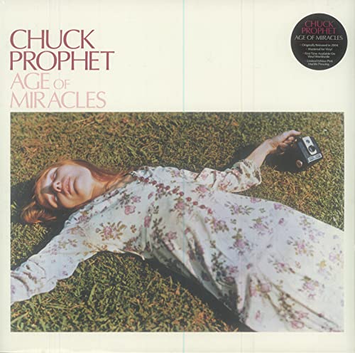Album cover: Chuck Prophet’s “The Age Of Miracles” with a woman lying in grass.