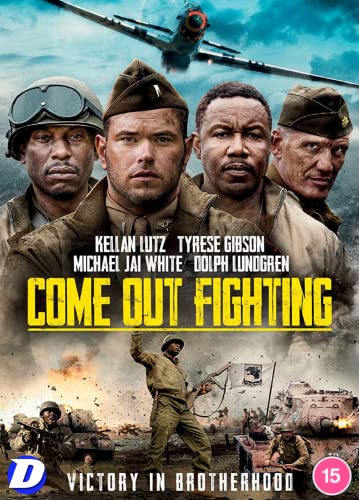 DVD cover for "Come Out Fighting" featuring soldiers and warplanes.