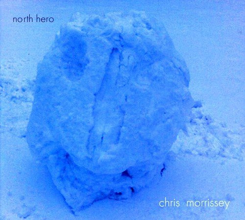 Blue CD cover with a textured, abstract shape and text.