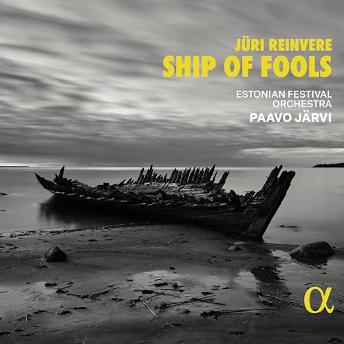CD cover: derelict ship on a beach, text “Ship of Fools”.