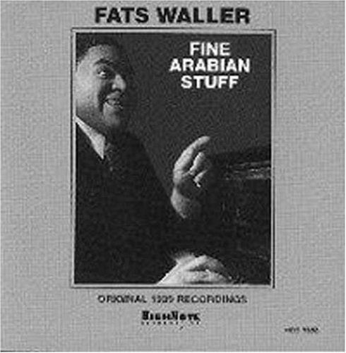 Black and white portrait of Fats Waller on a CD cover.
