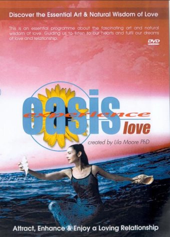 DVD cover for “Oasis: Experience Love” featuring a woman by the sea.
