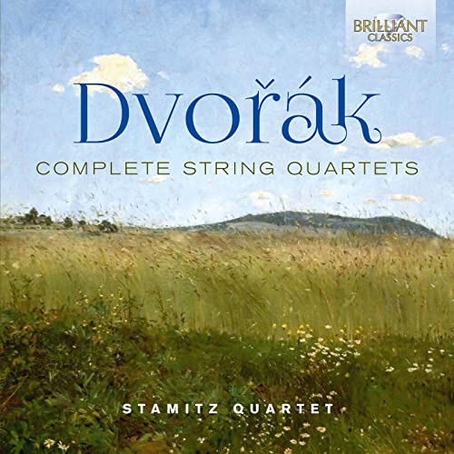 CD cover for Dvořák’s Complete String Quartets by Stamitz Quartet.