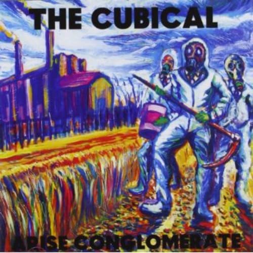 CD cover for "The Cubical - Arise Conglomerate" featuring figures in gas masks.