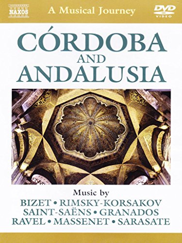 DVD cover for "Cordoba and Andalucia" featuring ornate Moorish architecture.