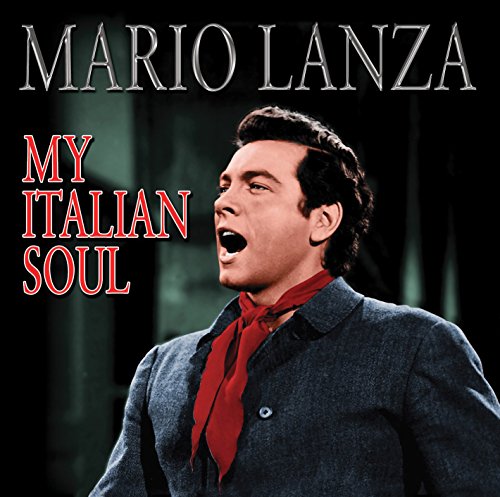 Mario Lanza album cover: portrait of a singing man in a suit.