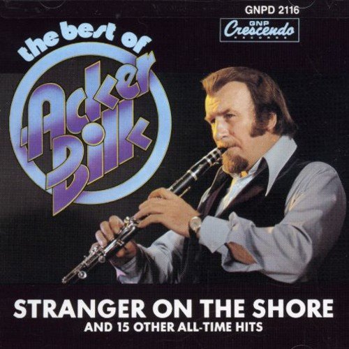 Acker Bilk album cover featuring the clarinetist playing his instrument.