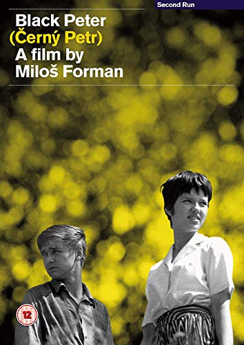 DVD cover for "Black Peter" featuring two young people in a yellow background.