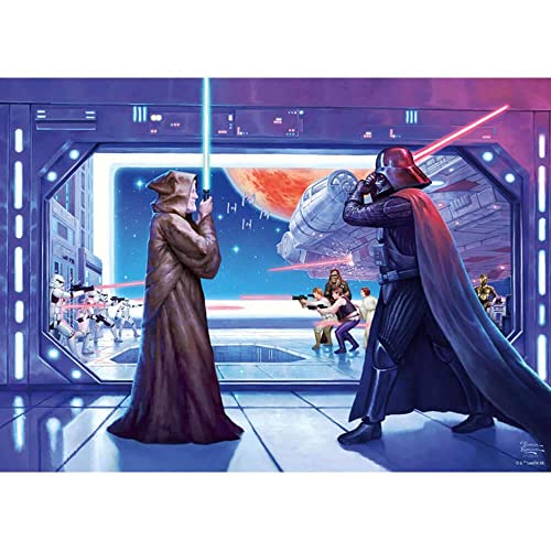 Star Wars Obi Wans Final Battle 1000Pc Jigsaw Puzzle (Thomas Kinkade)