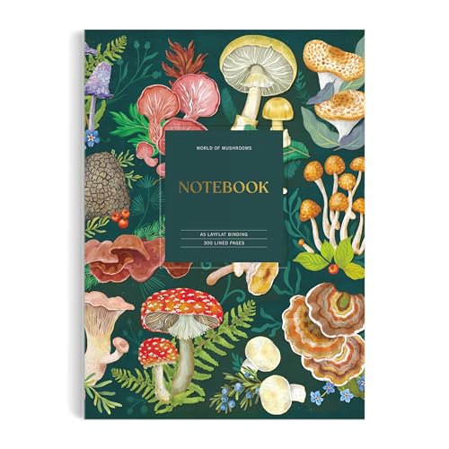 World of Mushrooms Premium A5 Notebook