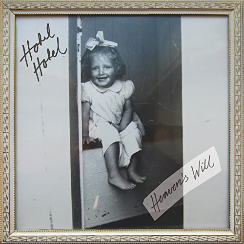 Black and white vinyl record cover featuring a young girl and text.