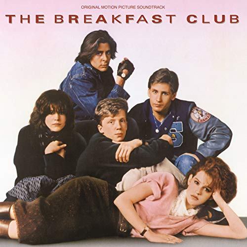 Album cover for "The Breakfast Club" soundtrack featuring the five main actors.