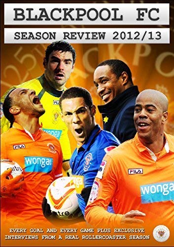 Blackpool FC Season Review 2012/13 DVD cover featuring football players.
