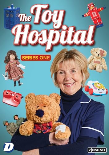 DVD cover for "The Toy Hospital" featuring a woman and toys.