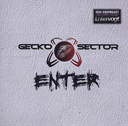 CD cover: "Gecko Sector - Enter" with a gecko image and stylized text.
