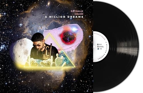 Raynald Colom's "A Million Dreams" vinyl record and album cover art.