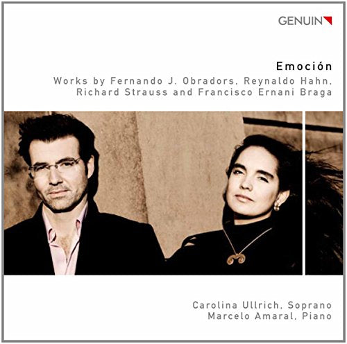 CD cover featuring portraits of a man and a woman with musical text.