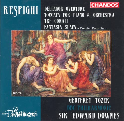 CD cover: painting of women with a central figure and orchestra details.