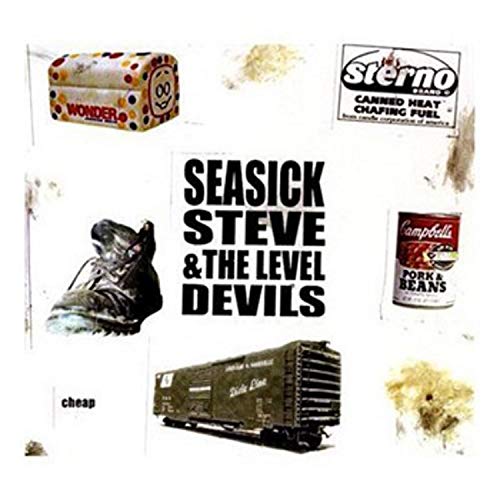 Seasick Steve album cover with collage of found objects and text.