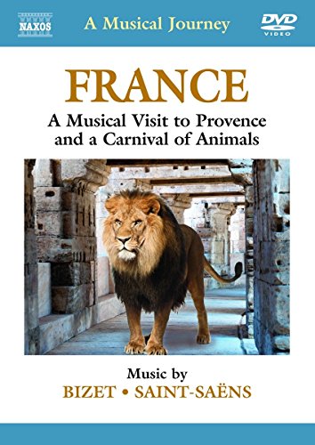 DVD cover: lion in an archway, text "France: A Musical Journey.