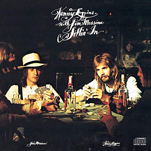 Loggins & Messina "Sittin' In" album cover, four men at a card table.