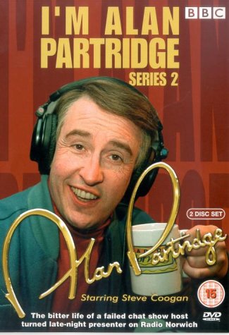 DVD cover for "I'm Alan Partridge" Series 2, featuring Steve Coogan.
