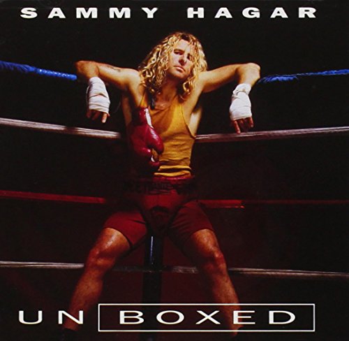 Sammy Hagar album cover: man in boxing ring with one glove.
