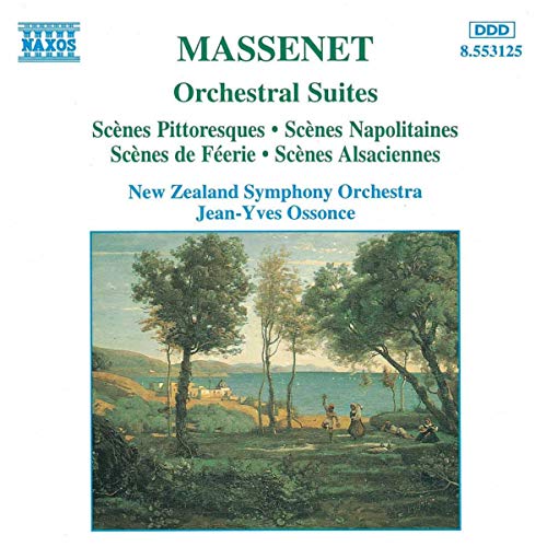 CD cover for Massenet orchestral suites, featuring a pastoral landscape.