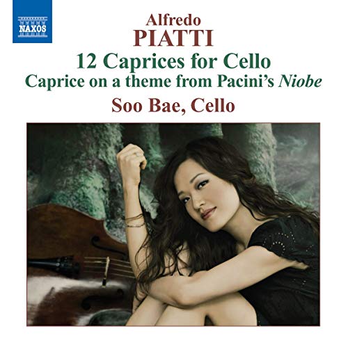 CD cover featuring cellist Soo Bae and a misty, rocky landscape.