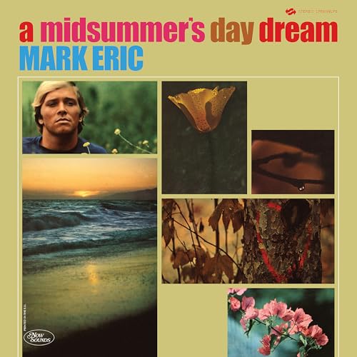 Album cover for Marc Eric’s “A Midsummer’s Daydream” with collage imagery.
