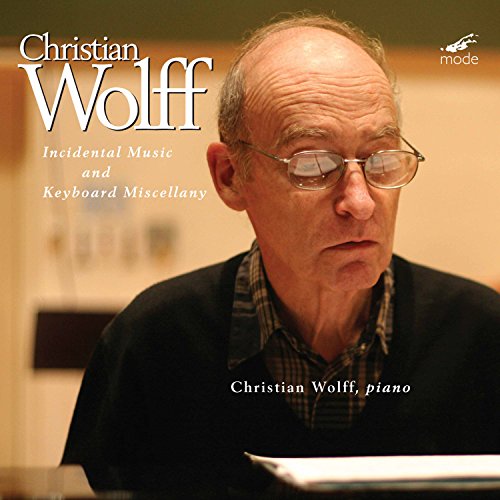 CD cover featuring a portrait of composer Christian Wolff.