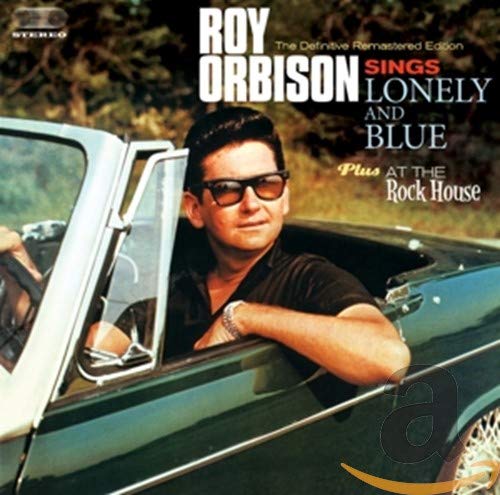 Roy Orbison CD cover featuring him with a classic car.