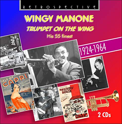 CD cover featuring jazz trumpeter Wingy Manone and vintage photographs.