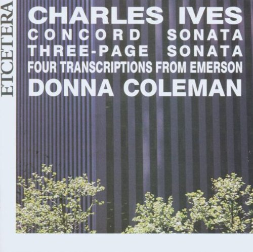 CD cover for "Piano Music Vol 1" by Donna Coleman, featuring trees.