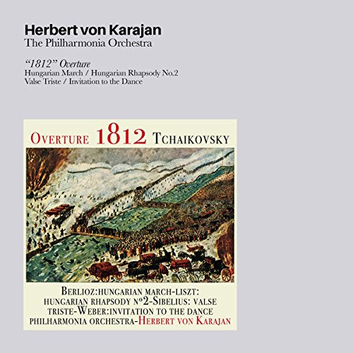 CD cover for Herbert Von Karajan’s classical music compilation.