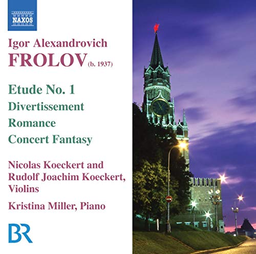 CD cover featuring St. Basil’s Cathedral and text listing composers and performers.