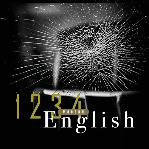 CD cover for "Modern English - 1234" with cracked glass effect.
