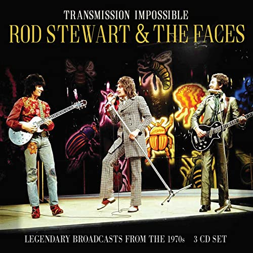 Rod Stewart & The Faces album cover, three musicians on stage.
