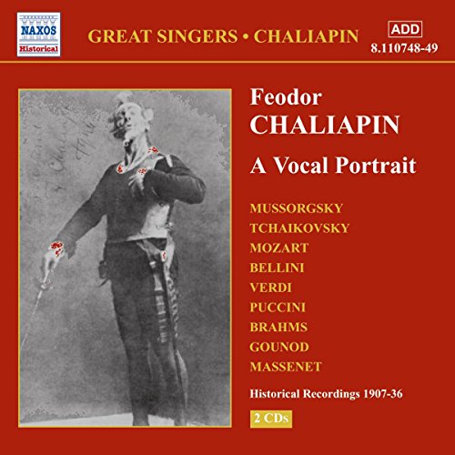 CD cover featuring Feodor Chaliapin in costume, with composer names listed.