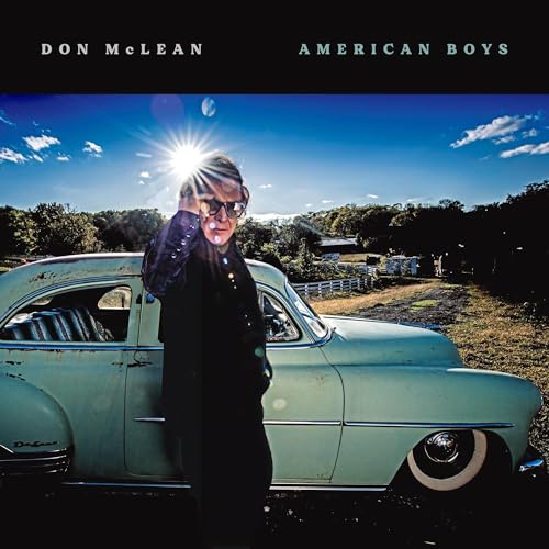 Don McLean album cover, "American Boys," featuring a man and vintage car.
