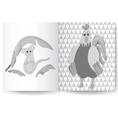 Colour Me Calm Feathers and Fur Mindful Colouring : 2 : 2