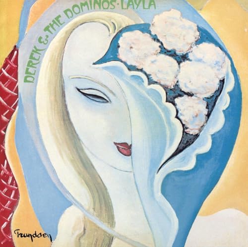 Album cover for Derek & The Dominos’ “Layla” featuring painted woman’s face.