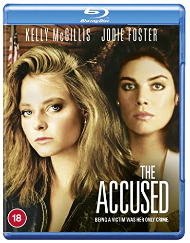 Blu-ray cover for "The Accused" featuring Kelly McGillis and Jodie Foster.