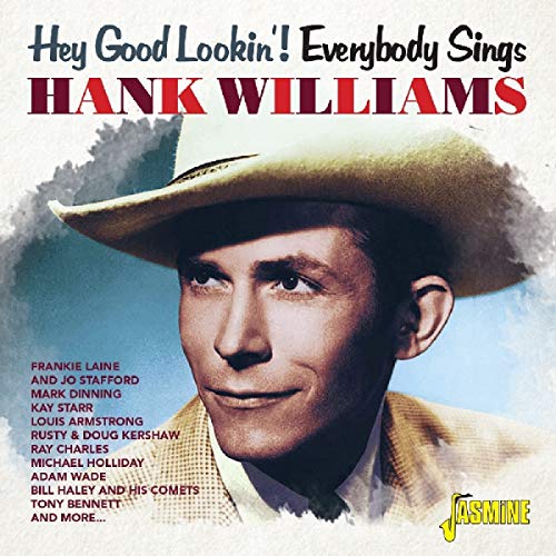 CD cover featuring Hank Williams in a cowboy hat, tribute album.