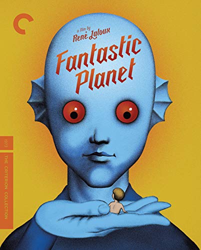 “Fantastic Planet” Blu-ray cover featuring a large blue alien head.